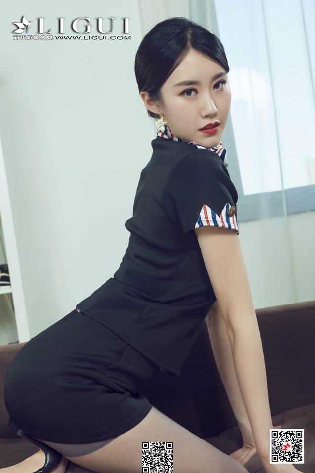 Ligui丽柜 – 2020.11.02《莲秘空姐》子晴[82P98M]-1