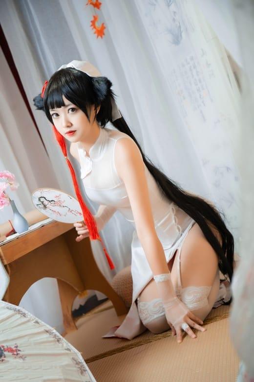 [喵糖映画]VOL.448 高雄白丝旗袍 [34P/361MB]-2