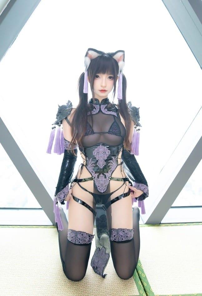 神楽坂真冬 – NO.141 旗袍猫女[75P2V-223MB]