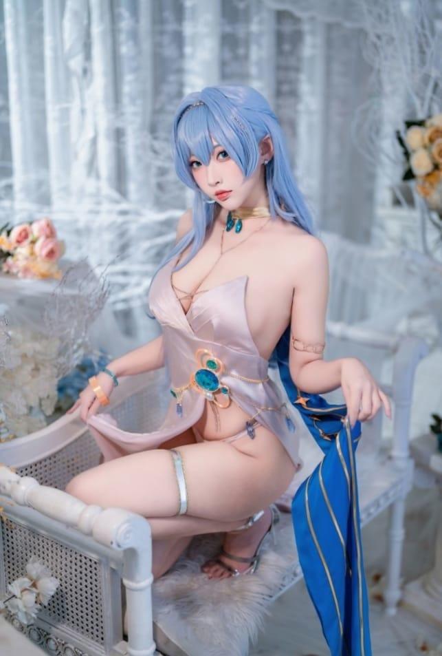 宫本桜 – NO.11 NIKKE 胜利女神 海伦娜礼服 [19P-176MB]-2