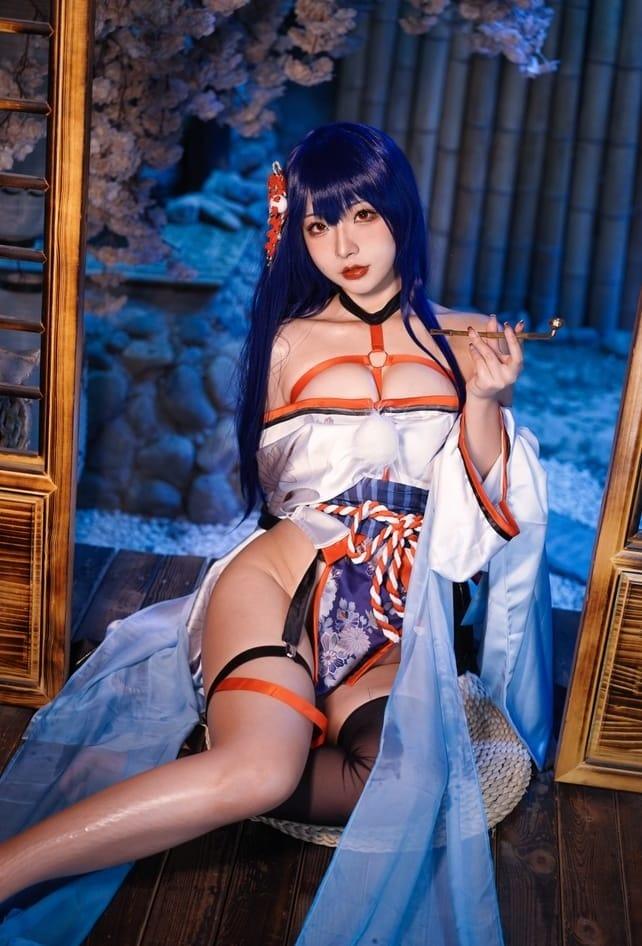 yuuhui玉汇 – NO.28 真子-和服抹油[82P-1.42G]-1