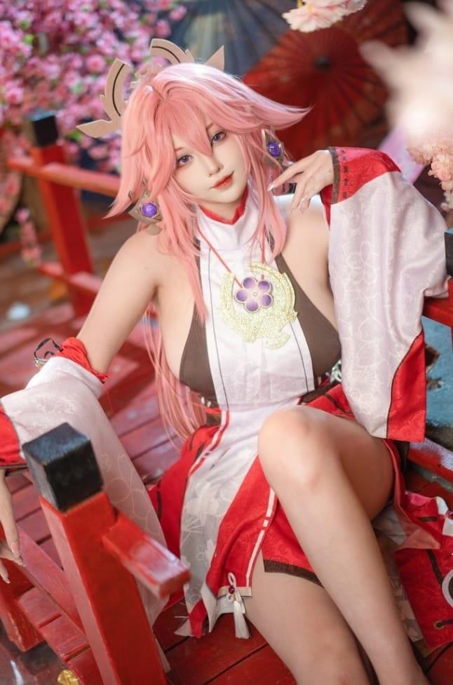 菌烨tako – NO.013 23年2月舰长图八重神子[12P-237M]-1