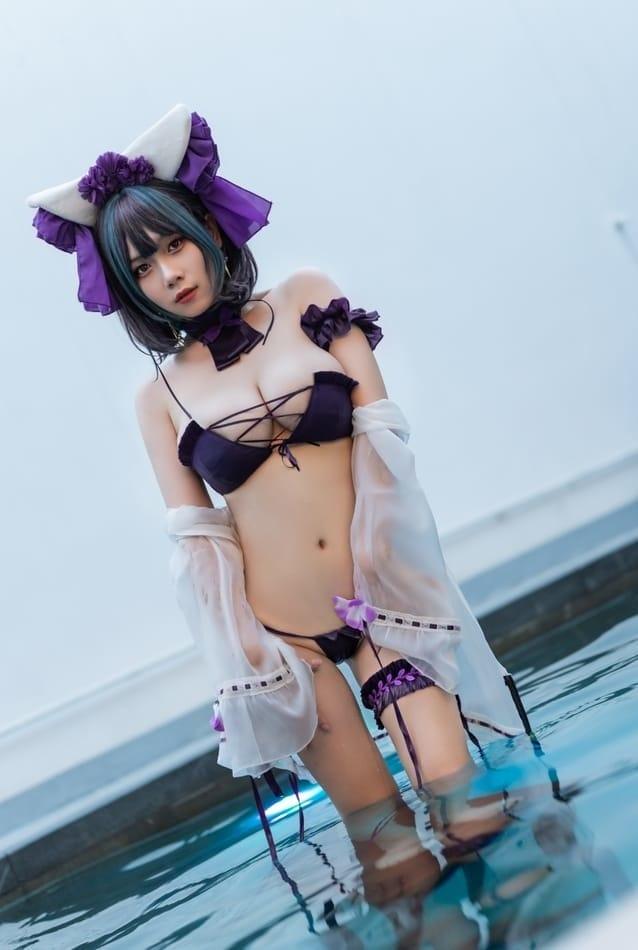 末夜787 – NO.16 舰长 柴郡泳装 [31P-294M]-2