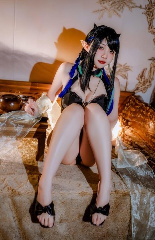 二佐Nisa – NO.176 《泰拉夏日纪事》方舟夜半泳装[32P-579M]-1