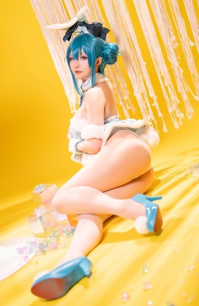 星之迟迟 – NO.166 23年9月计划A Miku-白兔女郎 [77P1V-639M]-1