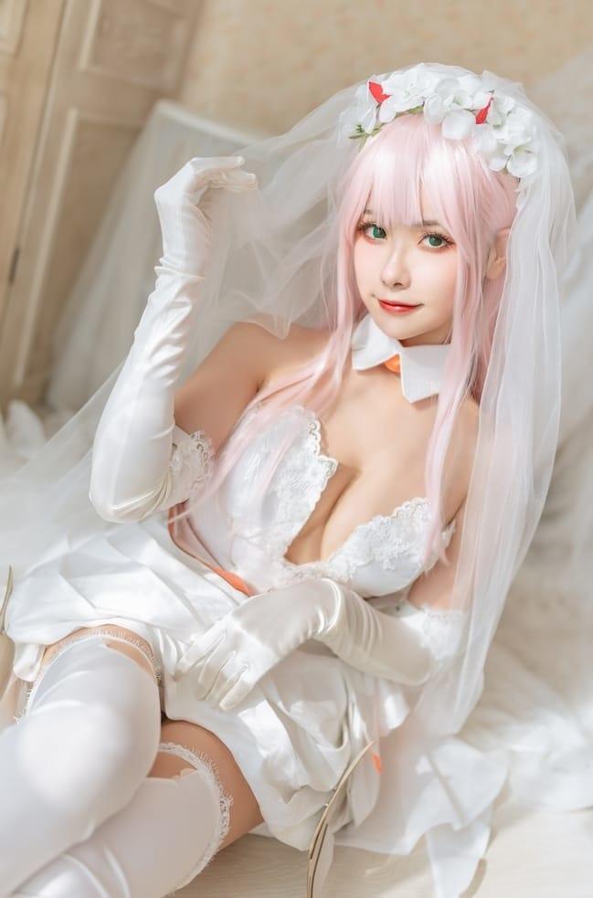 Momoko葵葵 NO.035 DARLING in the FRANXX 02 泳装 兔女郎&花嫁 [61P-858M]-1