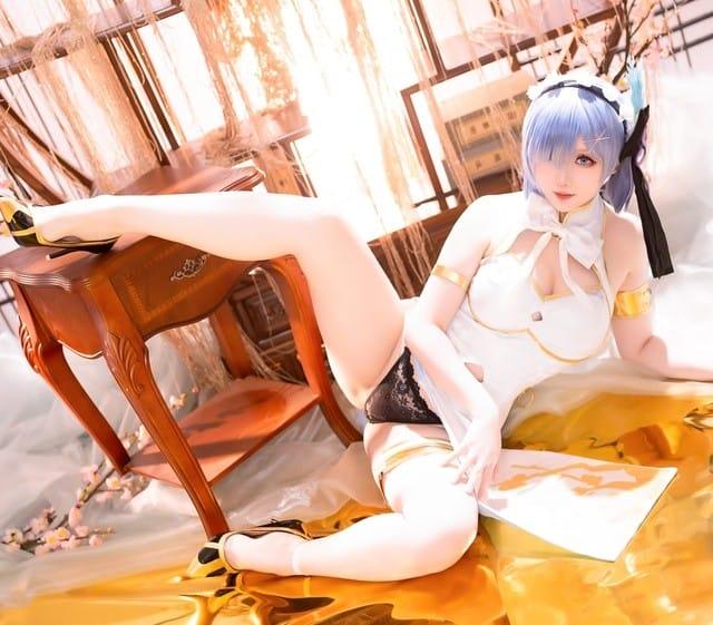 星之迟迟 NO.187 2024年01月计划B 蕾姆旗袍[76P-509M]-1