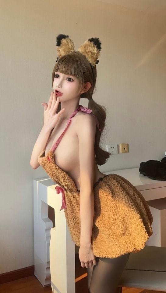 [微密圈]无欲无求的推土君 –红色战裙 [16P3V-396M]-2