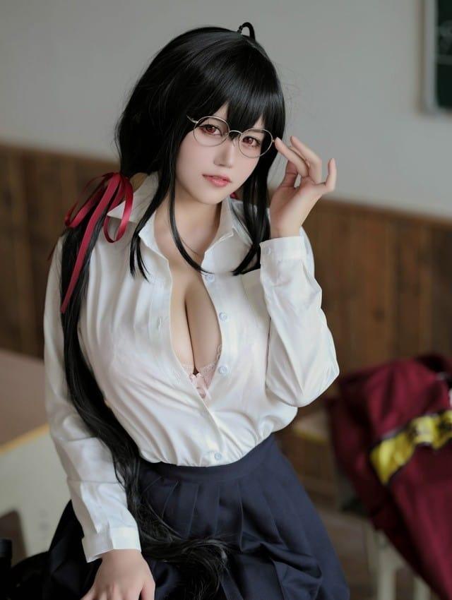 小仓千代w – NO.091 碧蓝航线 大凤JK[45P-173MB]-2