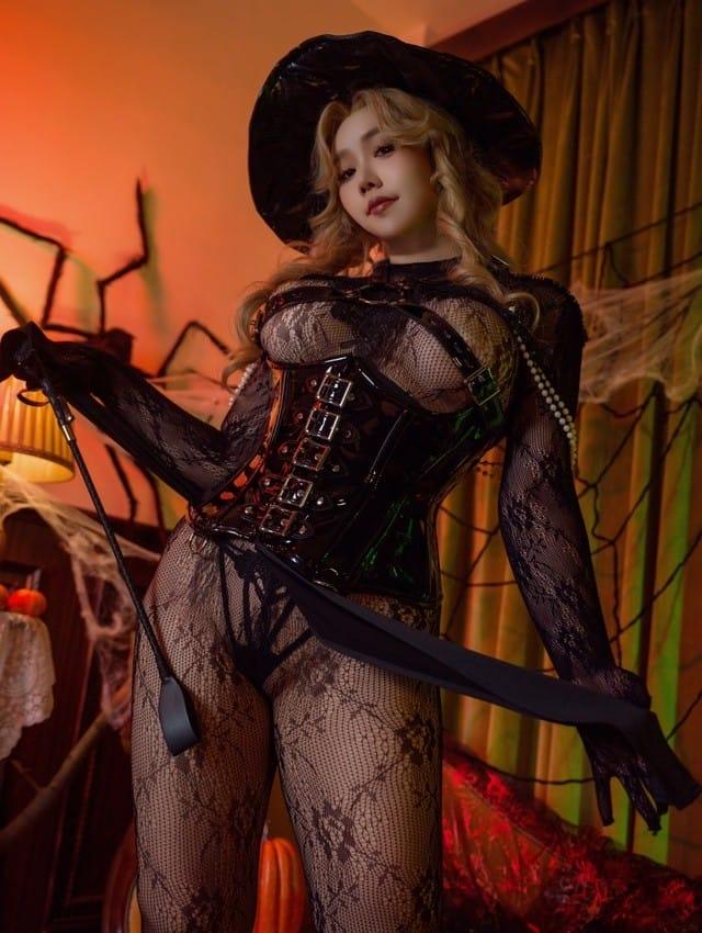 麻花麻花酱 – NO.84 万圣节魔女 [[117P6V-2.33GB]-2