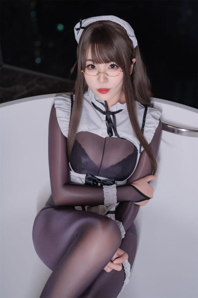 轩萧学姐 – NO.063 连体丝女仆[90P 367MB]-1