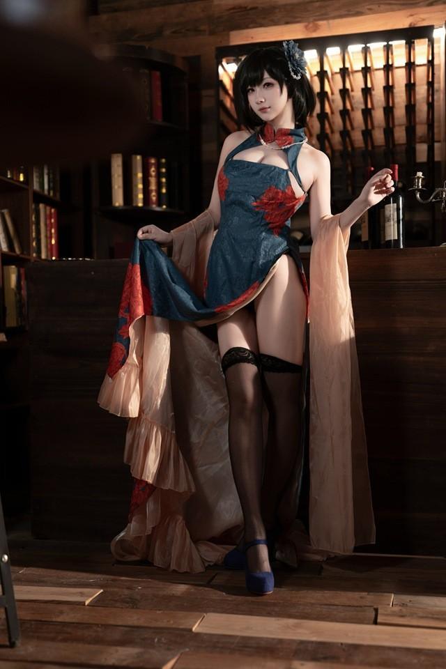 梓猫AzuNyan – 建武旗袍[9P-88MB]-1