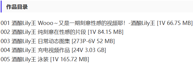 酒酿Lily王 – 舰长充电等写真&视频合集【持续更新中】-2 酒酿Lily王 – 舰长充电等写真&视频合集【持续更新中】-2