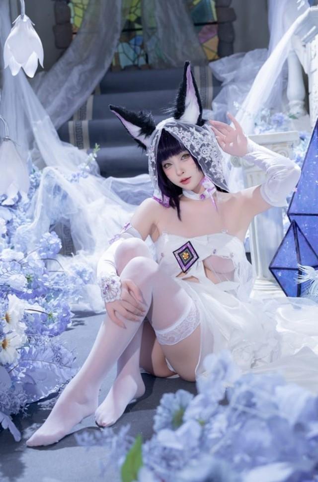 清水由乃 – NO.077 碧蓝航线 武藏 紫藤花[51P1V-638MB]-2