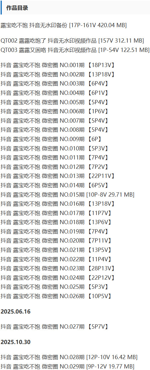 露宝吃不饱 – 微密圈等写真&视频合集【持续更新中】-1