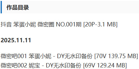 笨蛋小妮 – 微密圈写真&视频合集【持续更新中】-2