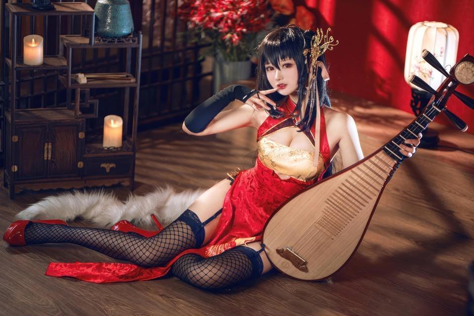 羽生三未 – NO.30 碧蓝航线 大凤旗袍[21P-215MB]-2