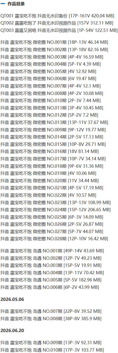 露宝吃不饱 – 微密圈等写真&视频合集【持续更新中】-1 露宝吃不饱 – 微密圈等写真&视频合集【持续更新中】-1